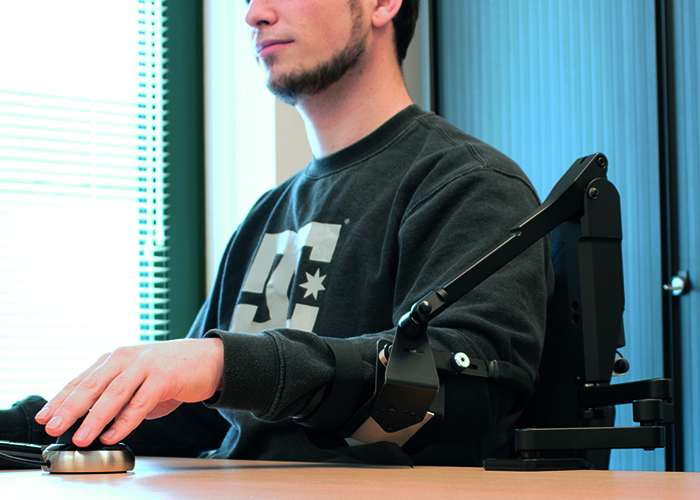iFLOAT Arm support: Desk setup 